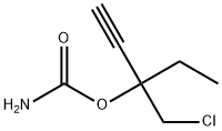 Carbamic acid, 1-(chloromethyl)-1-ethyl-2-propynyl ester (7CI) Struktur