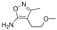 Isoxazole, 5-amino-4-(2-methoxyethyl)-3-methyl- (7CI) Struktur