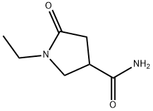 1-乙基-5-氧代吡咯烷-3-甲酰胺,89852-01-7,结构式