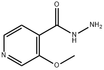 4-Pyridinecarboxylic acid, 3-Methoxy-, hydrazide Struktur