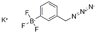 3-(叠氮甲基)苯三氟硼酸钾 结构式