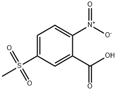 5-(メチルスルホニル)-2-ニトロ安息香酸 化学構造式