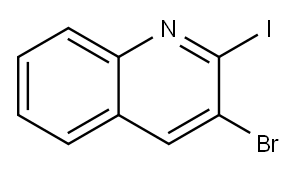 3-BroMo-2-iodoquinoline Structure