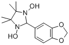 IMIDAZOLIDINE, 2-(1,3-BENZODIOXOL-5-YL)-1,3-DIHYDROXY-4,4,5,5-TETRAMETHYL- Struktur