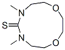 4,6-ジメチル-1,9-ジオキサ-4,6-ジアザシクロウンデカン-5-チオン 化学構造式