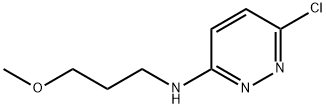 3-氯-6-(3-甲氧基丙基氨基)哒嗪 结构式