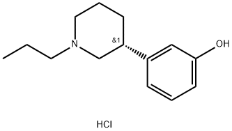 R(+)-3-(3-HYDROXYPHENYL)-N-PROPYLPIPERIDINE HYDROCHLORIDE Structure