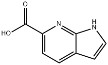 1H-PYRROLO[2,3-B]PYRIDINE-6-CARBOXYLIC ACID Struktur