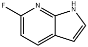 6-氟-7-氮杂吲哚 结构式
