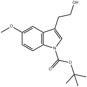 N-BOC-5-METHOXYTRYPTOPHOL,898746-70-8,结构式