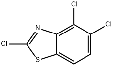 2,4,5-トリクロロベンゾ[D]チアゾール 化学構造式