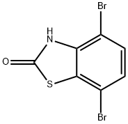 4,7-DIBROMO-2(3H)-BENZOTHIAZOLONE, 898748-02-2, 结构式