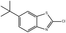 2-クロロ-6-(1,1-ジメチルエチル)ベンゾチアゾール 化学構造式