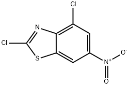 2,4-DICHLORO-6-NITROBENZOTHIAZOLE Structure