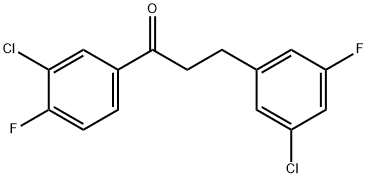 3'-CHLORO-3-(3-CHLORO-5-FLUOROPHENYL)-4'-FLUOROPROPIOPHENONE price.