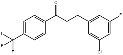 3-(3-CHLORO-5-FLUOROPHENYL)-4'-TRIFLUOROMETHYLPROPIOPHENONE price.