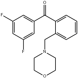 3',5'-DIFLUORO-2-MORPHOLINOMETHYL BENZOPHENONE price.