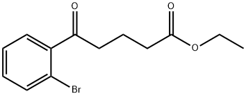 ETHYL 5-(2-BROMOPHENYL)-5-OXOVALERATE Structure