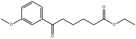 ETHYL 6-(3-METHOXYPHENYL)-6-OXOHEXANOATE Structure