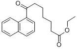 7-(1-ナフチル)-7-オキソヘプタン酸エチル 化学構造式