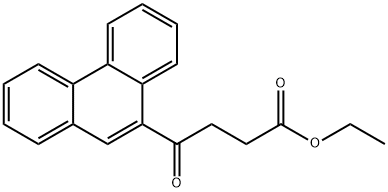 4-オキソ-4-(9-フェナントリル)酪酸エチル 化学構造式
