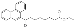 ETHYL 8-OXO-8-(9-PHENANTHRYL)OCTANOATE 结构式