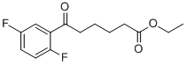 ETHYL 6-(2,5-DIFLUOROPHENYL)-6-OXOHEXANOATE Structure