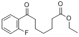7-(2-フルオロフェニル)-7-オキソヘプタン酸エチル 化学構造式