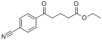 ETHYL-5-(4-CYANOPHENYL)-5-OXOVALERATE 结构式