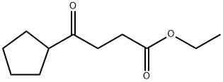 4-环戊基-4-氧代丁酸乙酯 结构式
