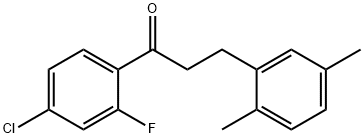 4'-CHLORO-3-(2,5-DIMETHYLPHENYL)-2'-FLUOROPROPIOPHENONE|