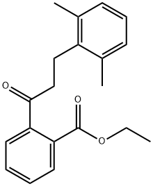 2'-CARBOETHOXY-3-(2,6-DIMETHYLPHENYL)PROPIOPHENONE Structure
