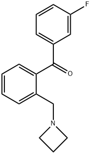 2-AZETIDINOMETHYL-3'-FLUOROBENZOPHENONE price.