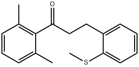 2',6'-DIMETHYL-3-(2-THIOMETHYLPHENYL)PROPIOPHENONE Structure