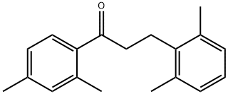 2',4'-DIMETHYL-3-(2,6-DIMETHYLPHENYL)PROPIOPHENONE Structure