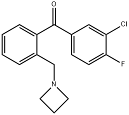 2'-AZETIDINOMETHYL-3-CHLORO-4-FLUOROBENZOPHENONE price.