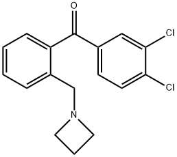 2'-AZETIDINOMETHYL-3,4-DICHLOROBENZOPHENONE price.