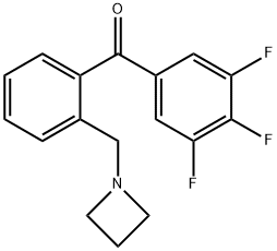 2'-AZETIDINOMETHYL-3,4,5-TRIFLUOROBENZOPHENONE price.