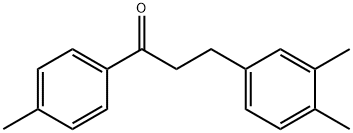 3-(3,4-DIMETHYLPHENYL)-4'-METHYLPROPIOPHENONE Struktur