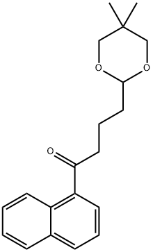 4-(5,5-DIMETHYL-1,3-DIOXAN-2-YL)-1'-BUTYRONAPHTHONE Structure