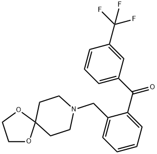 2-[8-(1,4-DIOXA-8-AZASPIRO[4.5]DECYL)METHYL]-3'-TRIFLUOROBENZOPHENONE price.