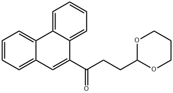 9-[3-(1,3-DIOXAN-2-YL)PROPIONYL]PHENANTHRENE Structure