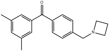 4'-AZETIDINOMETHYL-3,5-DIMETHYLBENZOPHENONE price.