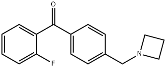 4'-AZETIDINOMETHYL-2-FLUOROBENZOPHENONE price.