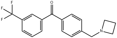 4'-AZETIDINOMETHYL-3-TRIFLUOROMETHYLBENZOPHENONE