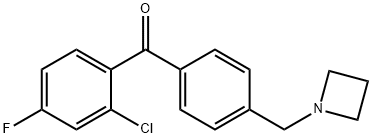 4'-AZETIDINOMETHYL-2-CHLORO-4-FLUOROBENZOPHENONE price.