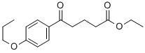 ETHYL 5-OXO-5-(4-N-PROPOXYPHENYL)VALERATE Structure