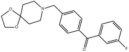 4'-[8-(1,4-DIOXA-8-AZASPIRO[4.5]DECYL)METHYL]-3-FLUOROBENZOPHENONE