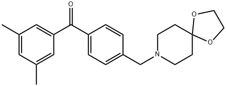 898757-98-7 (4-((1,4-二噁烷-8-氮杂螺环并[4.5]癸烷-8-基)甲基)苯基)(3,5-二甲基苯基)甲酮