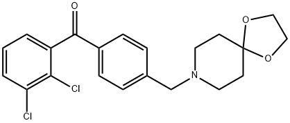 2,3-DICHLORO-4'-[8-(1,4-DIOXA-8-AZASPIRO[4.5]DECYL)METHYL]BENZOPHENONE